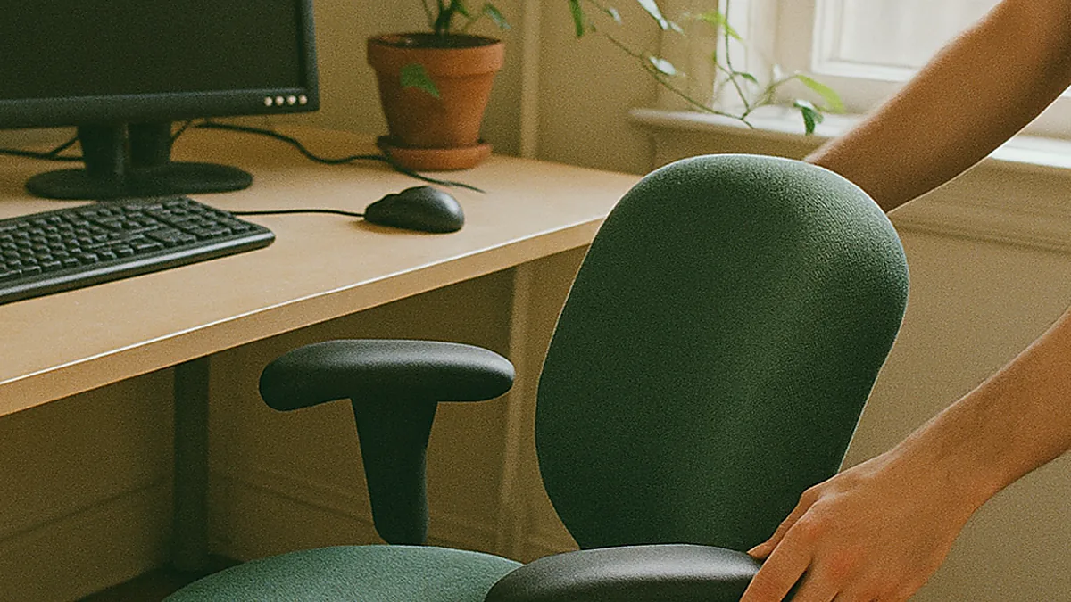 Armrest Setup workspace detail